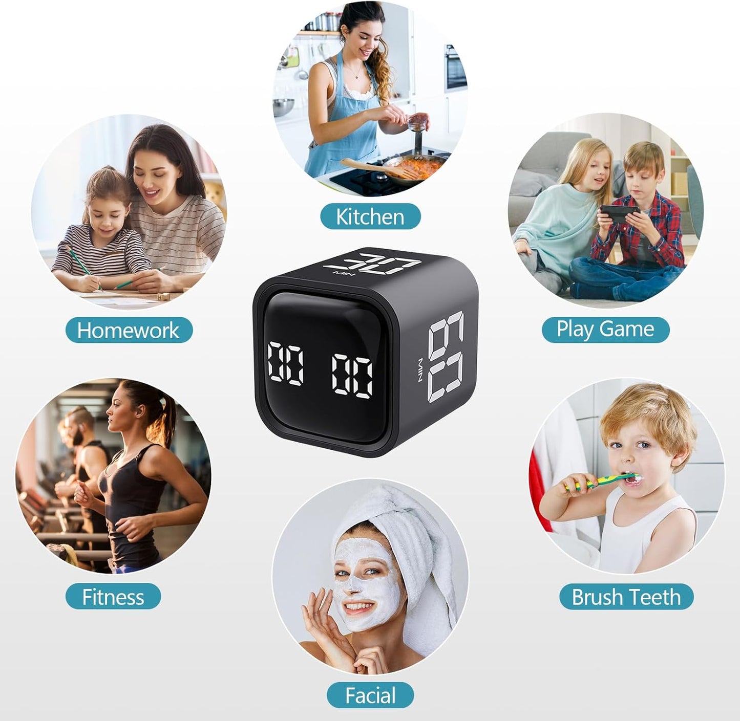 SmartFlip Timer – The Gravity-Controlled Productivity Cube